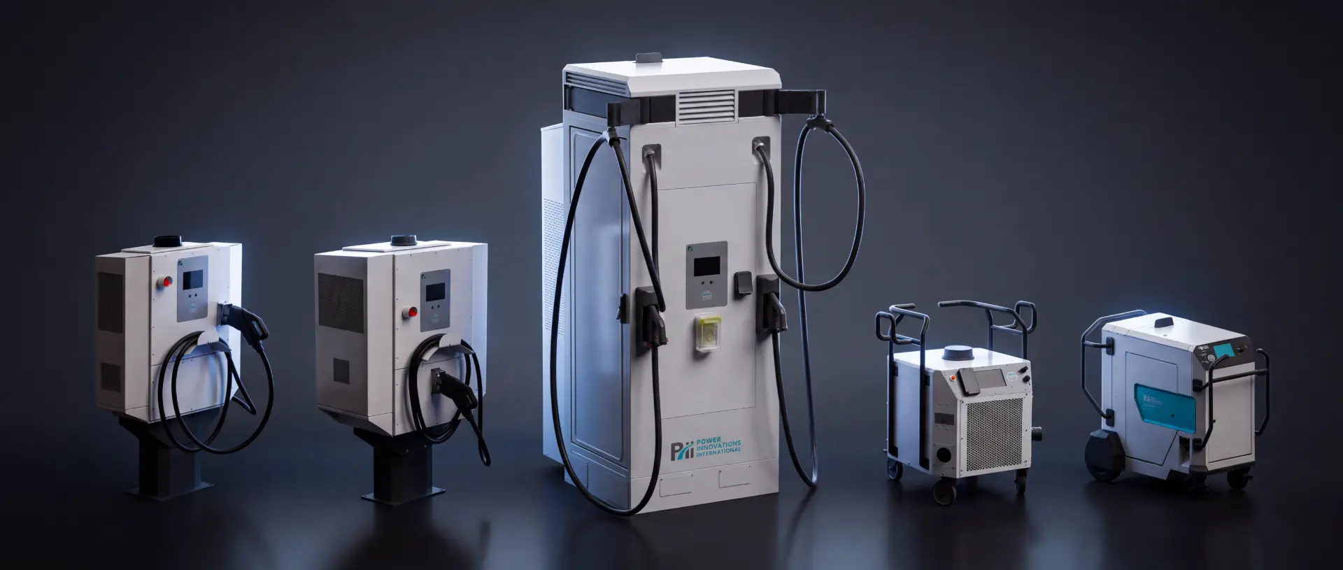 Pii DC fast charger family lineup